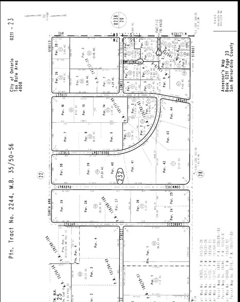 1275 S DuPont Ave, Ontario, CA for sale - Plat Map - Image 3 of 3