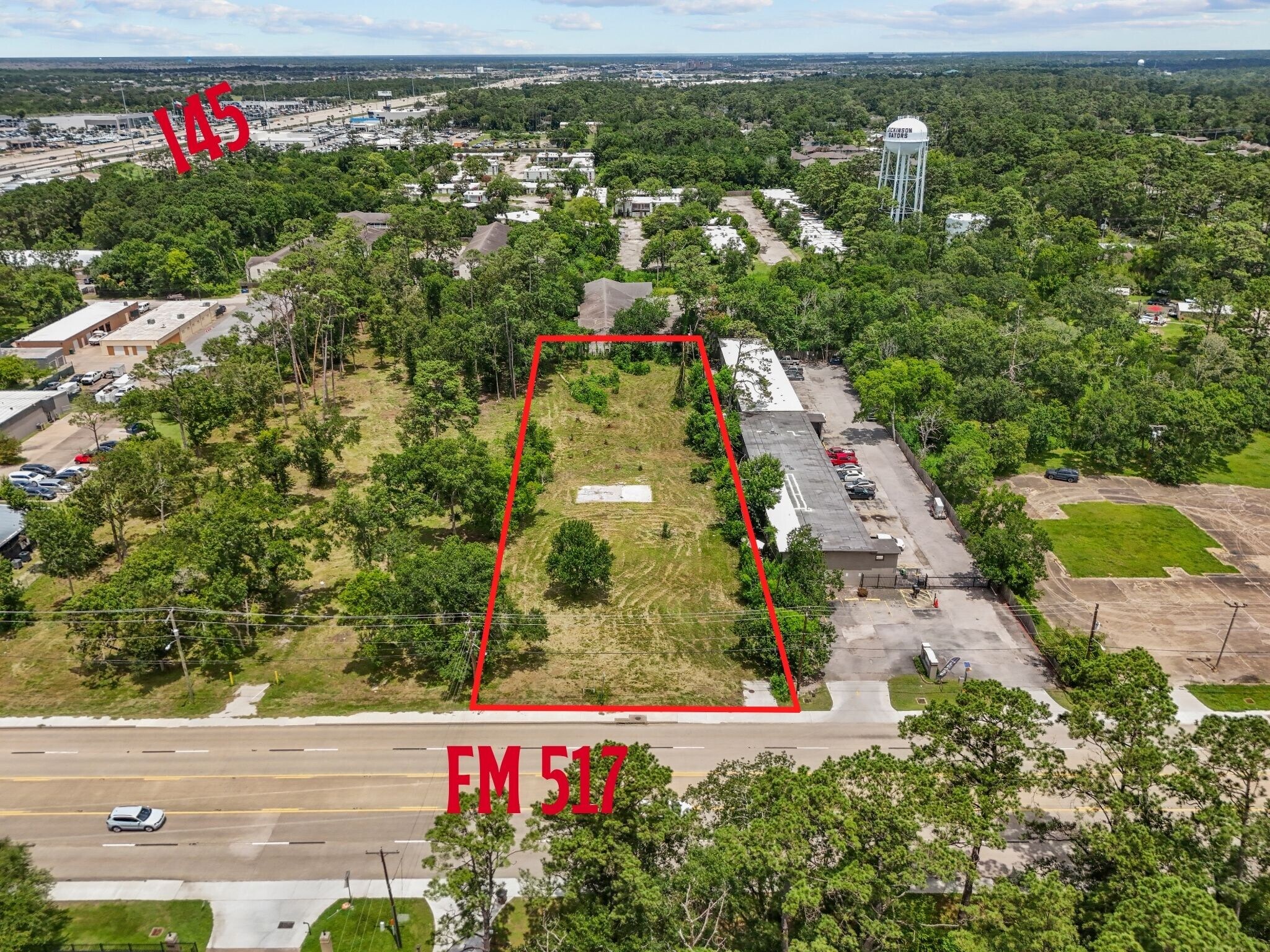 501 Fm 517 Rd E, Dickinson, TX for sale Aerial- Image 1 of 7