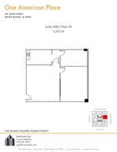 301 N Main St, Baton Rouge, LA for rent Site Plan- Image 1 of 1