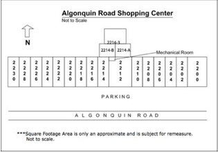 2202-2230 W Algonquin Rd, Rolling Meadows, IL for rent Site Plan- Image 1 of 1