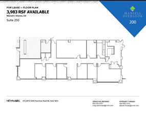 200 Mansell Ct E, Roswell, GA for rent Floor Plan- Image 1 of 1