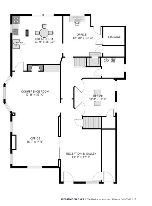 754 Piedmont Ave, Atlanta, GA to rent Floor Plan- Image 1 of 1