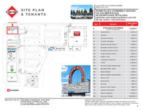 2 E Washington St, Petaluma, CA for rent Site Plan- Image 2 of 2