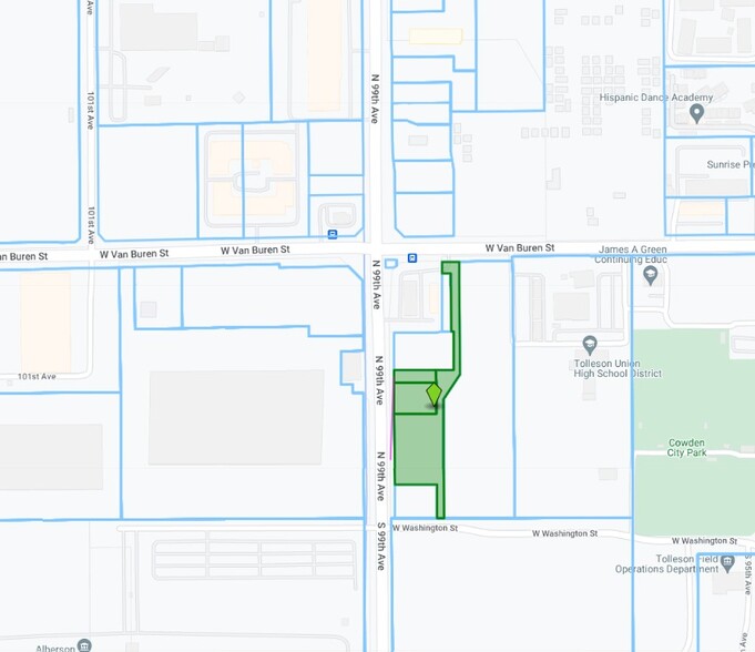 SEC 99th & Van Buren St ave, Tolleson, AZ for sale - Plat Map - Image 3 of 3