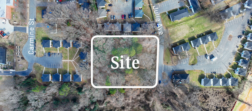 2440 Julia Ave, Charlotte, NC for sale - Aerial - Image 3 of 4