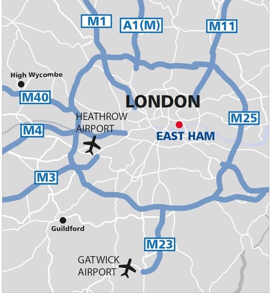 108-112 High St N, London to rent - Plat Map - Image 3 of 4