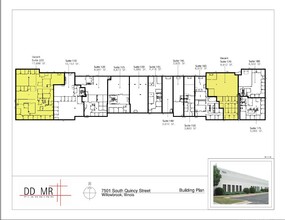 7501 S Quincy St, Willowbrook, IL for rent Floor Plan- Image 1 of 1