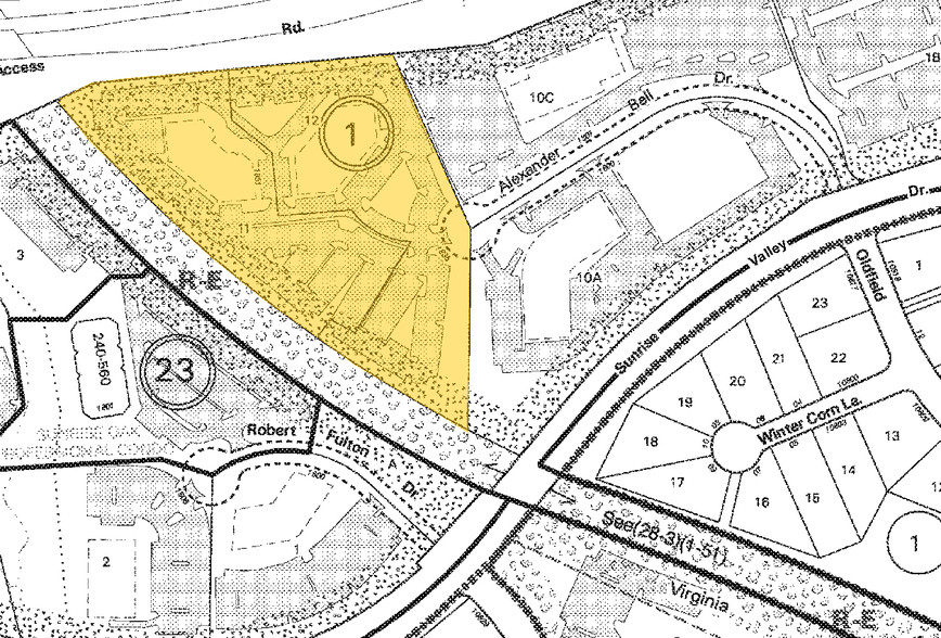 1851 Alexander Bell Dr, Reston, VA for rent - Plat Map - Image 2 of 6