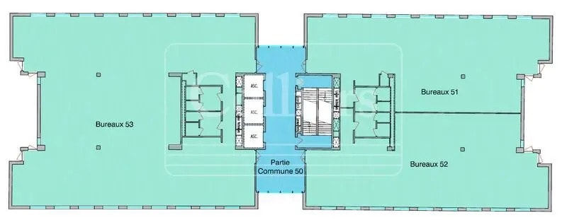 Office in Lyon to rent Floor Plan- Image 1 of 1