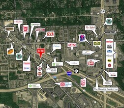28625 Northwestern Hwy, Southfield, MI - AERIAL map view