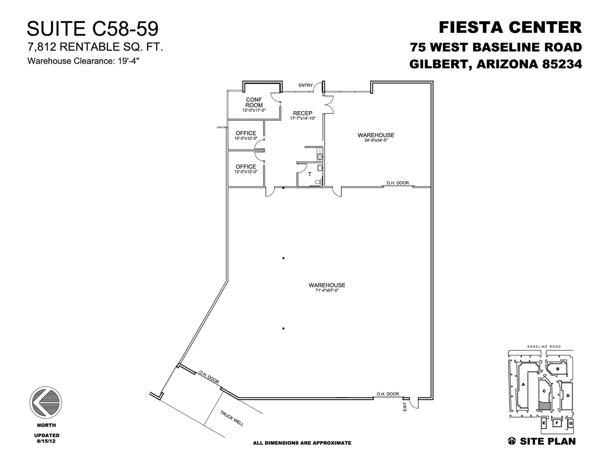 75 W Baseline Rd, Gilbert, AZ to rent Floor Plan- Image 1 of 1