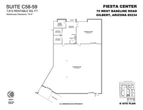 75 W Baseline Rd, Gilbert, AZ to rent Floor Plan- Image 1 of 1