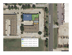 6100 NW 2nd St, Oklahoma City, OK for rent Aerial- Image 2 of 2