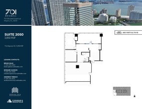 701 Brickell Ave, Miami, FL to rent Floor Plan- Image 1 of 1