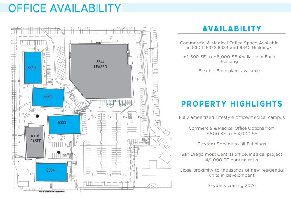 8328 Clairemont Mesa Blvd, San Diego, CA to rent Site Plan- Image 1 of 1