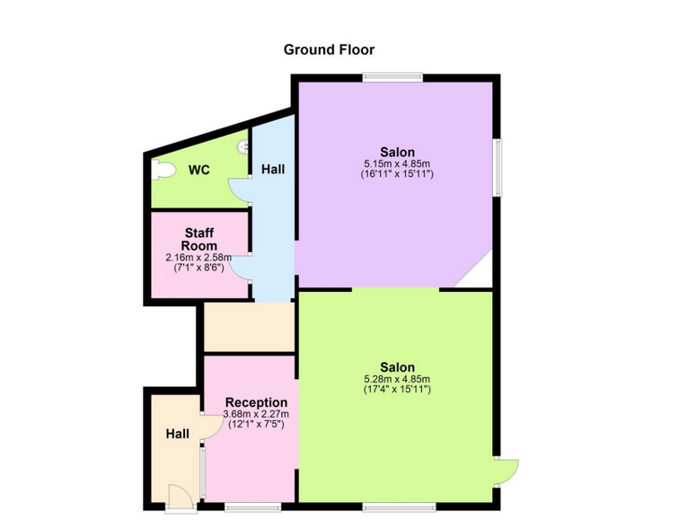 1 Mill St, Melton Mowbray for rent - Floor Plan - Image 2 of 2