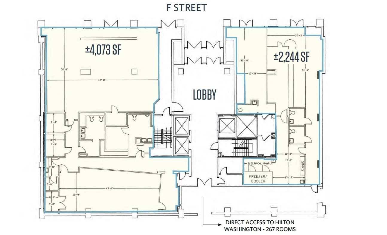 80 F St NW, Washington, DC to rent Floor Plan- Image 1 of 1