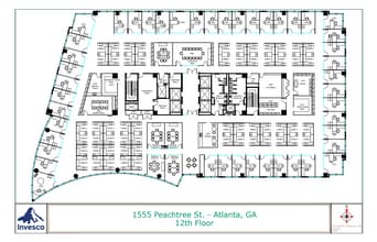 1555 Peachtree St, Atlanta, GA to rent Floor Plan- Image 1 of 1