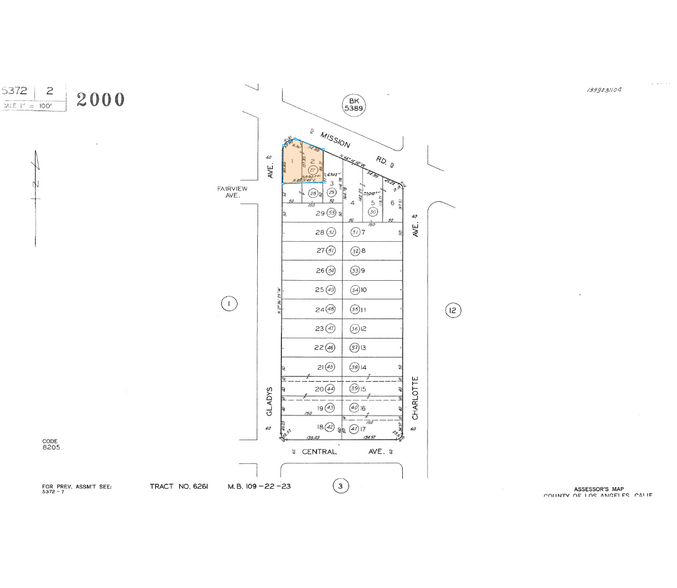 840 E Mission Rd, San Gabriel, CA for sale - Plat Map - Image 3 of 3