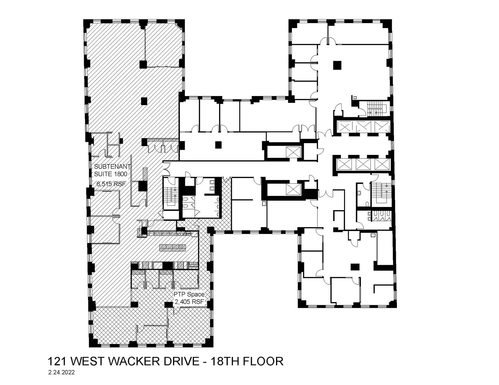 121 W Wacker Dr, Chicago, IL to rent Floor Plan- Image 1 of 7