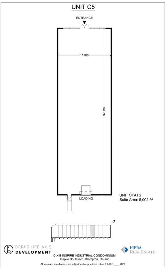 32-48 Inspire Blvd, Brampton, ON L6R 0A9 - Unit C5 -  - Floor Plan - Image 1 of 1