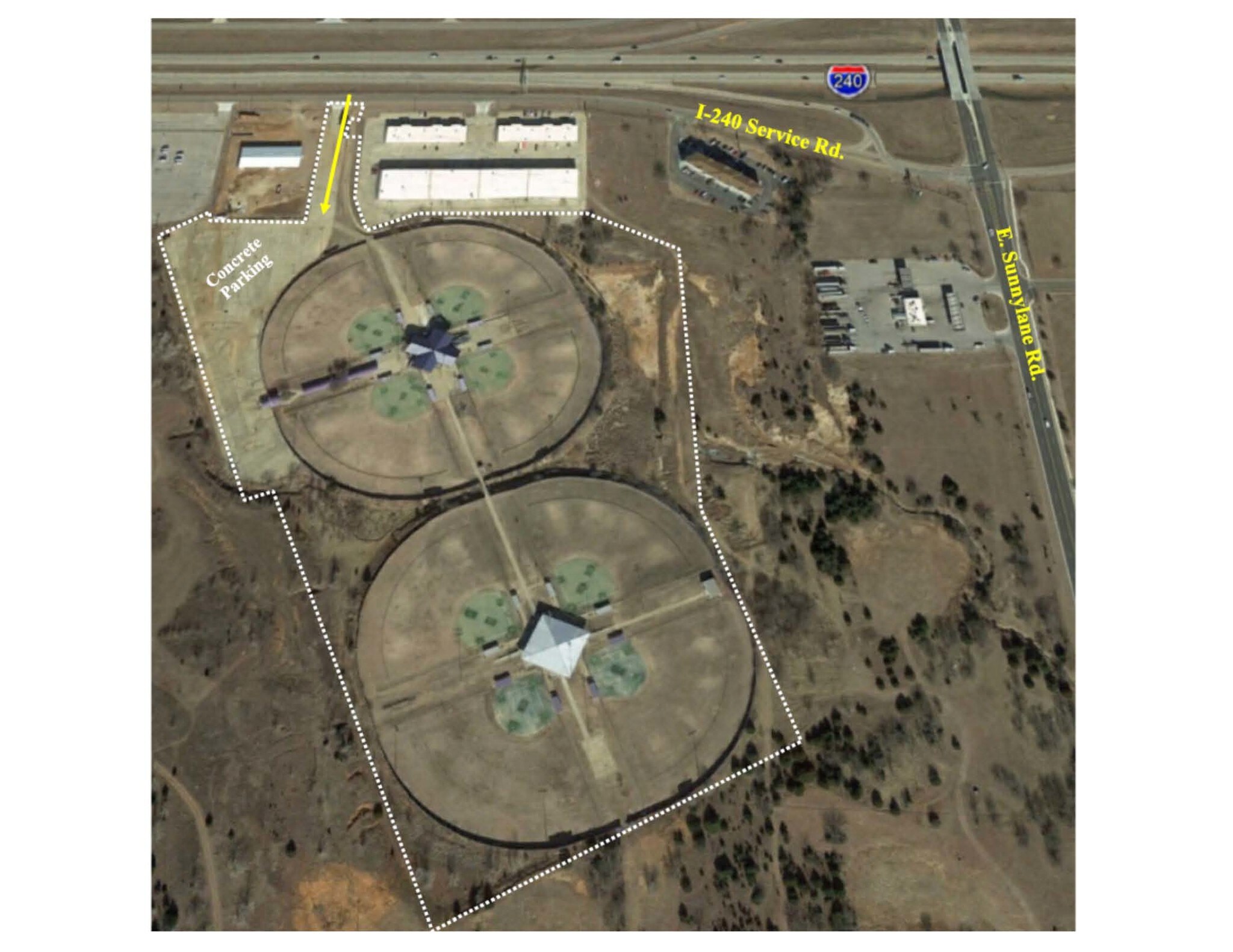 3820 E I-240 Service Rd, Oklahoma City, OK for sale Aerial- Image 1 of 1