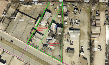 4001 Mansfield Hwy, Forest Hill, TX - aerial  map view