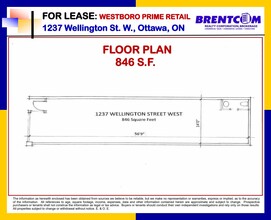 1235-1237 Wellington St W, Ottawa, ON for rent Floor Plan- Image 1 of 1