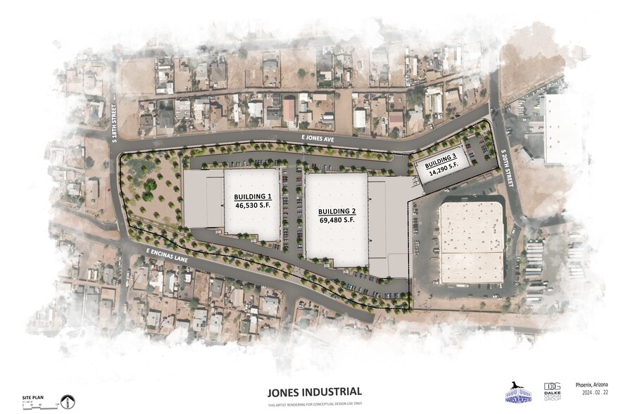 1900 Encinas ln, Phoenix, AZ for rent - Site Plan - Image 2 of 3