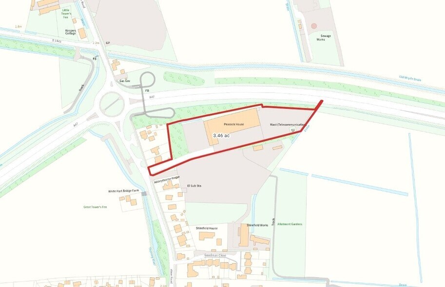 Station Rd, Peterborough for sale - Plat Map - Image 2 of 3