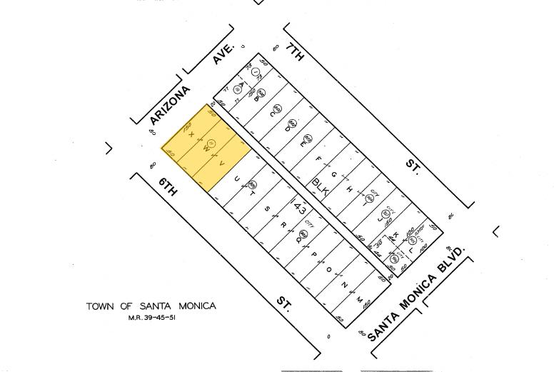 604 Arizona Ave, Santa Monica, CA for rent - Plat Map - Image 2 of 9