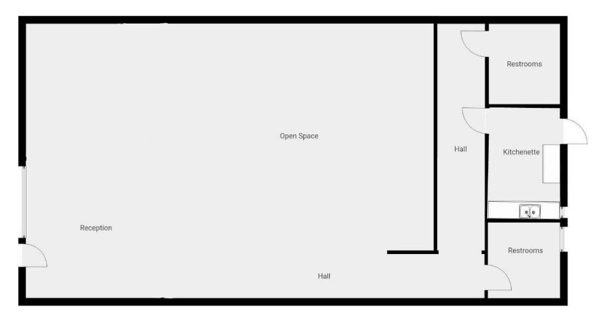 633 Veterans Blvd, Redwood City, CA for rent - Floor Plan - Image 2 of 3