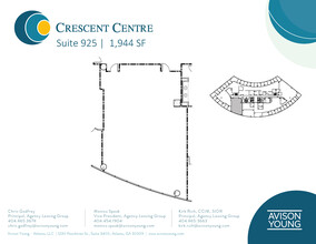 100 Crescent Center Pky, Tucker, GA for rent Floor Plan- Image 1 of 3