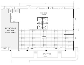 2400-2406 Merced St, San Leandro, CA for rent Floor Plan- Image 1 of 3