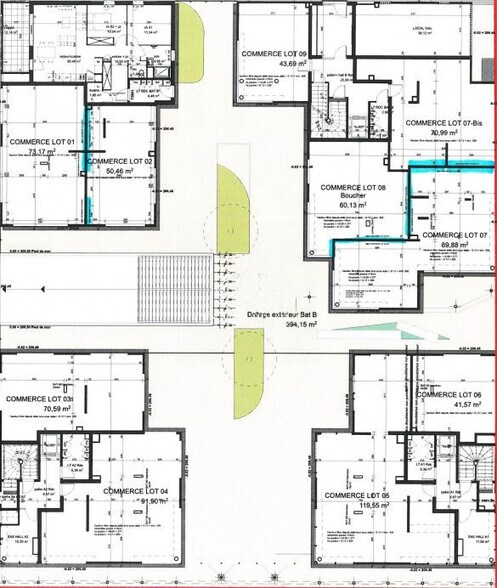 Retail in Pusignan to rent - Floor Plan - Image 2 of 4