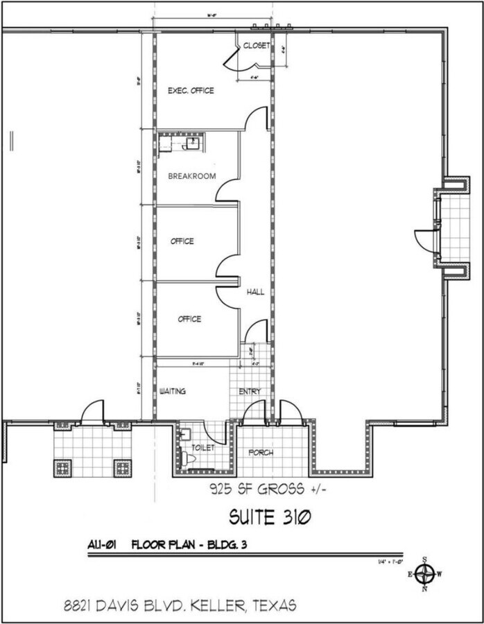 8821 Davis Blvd, Keller, TX 76248 - Unit 310 -  - Floor Plan - Image 1 of 1