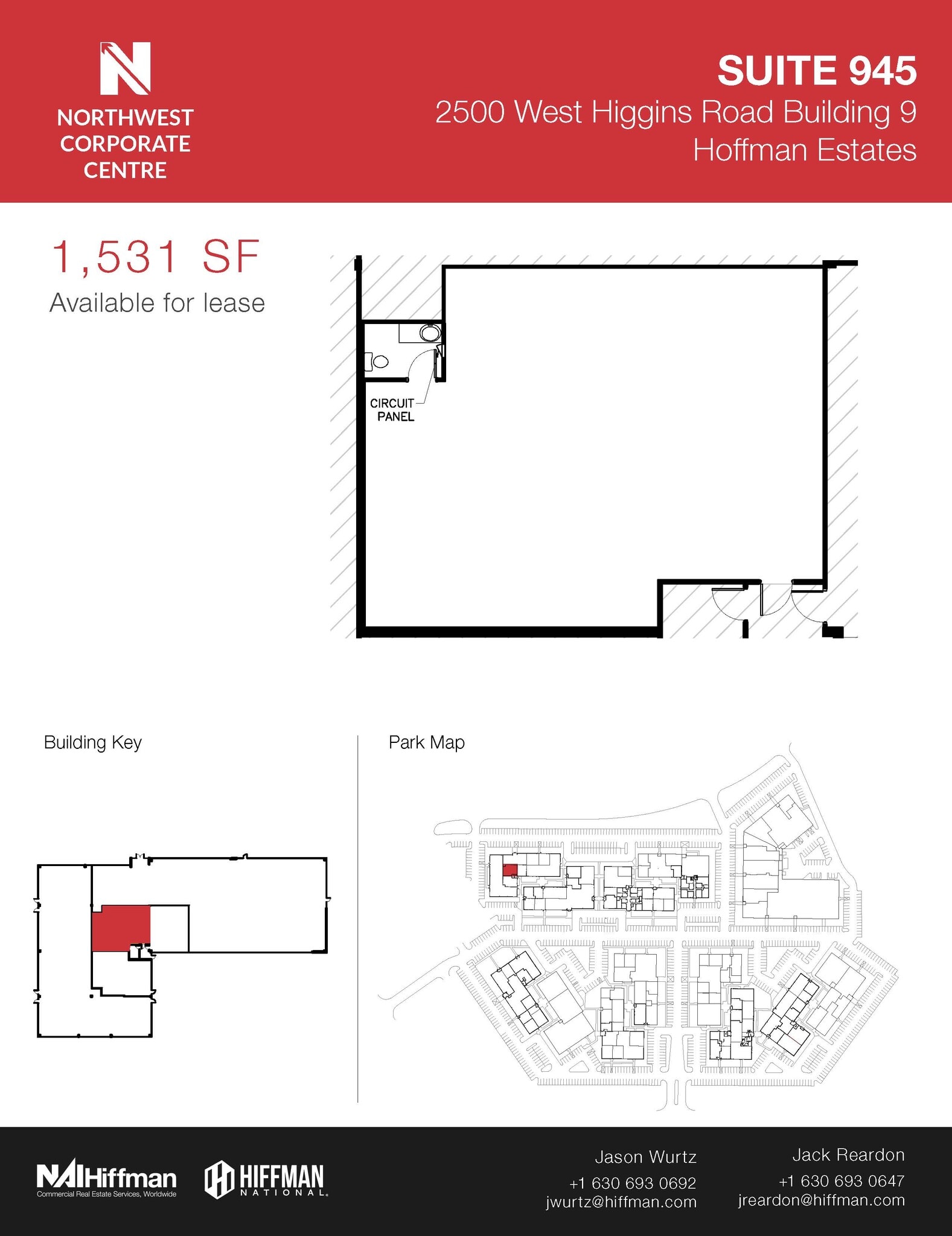 2500 W Higgins Rd, Hoffman Estates, IL to rent Floor Plan- Image 1 of 1