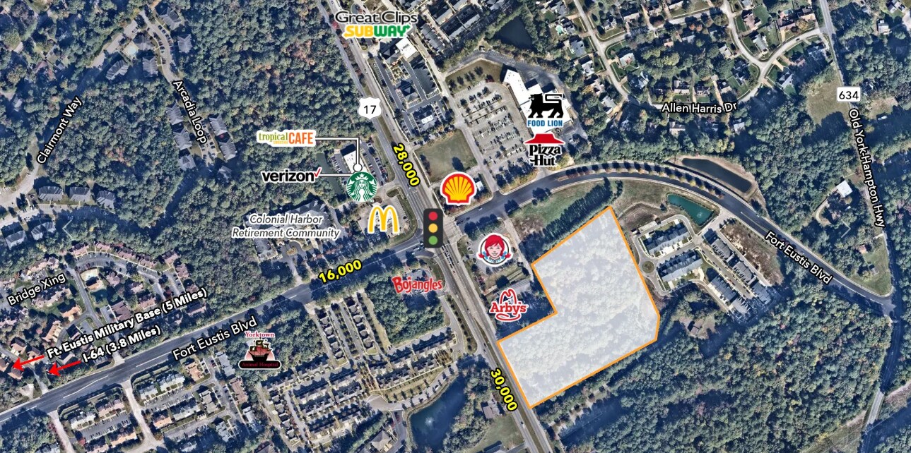 US Route 17 & Fort Eustis Blvd, Yorktown, VA for sale Building Photo- Image 1 of 1