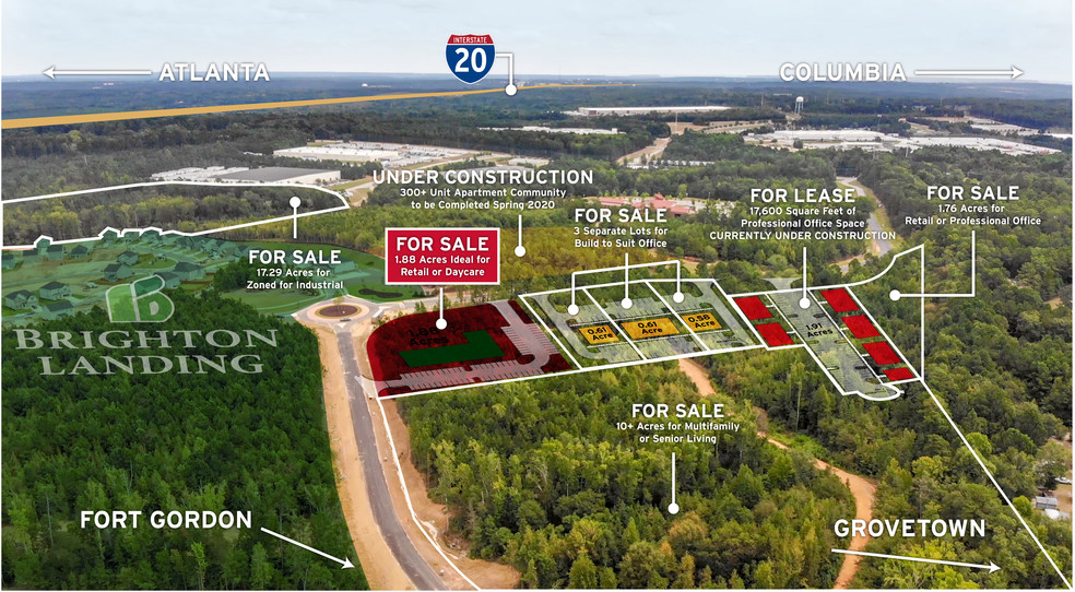 101 Lot 7 Brighton Landing Dr, Grovetown, GA for sale - Building Photo - Image 1 of 1