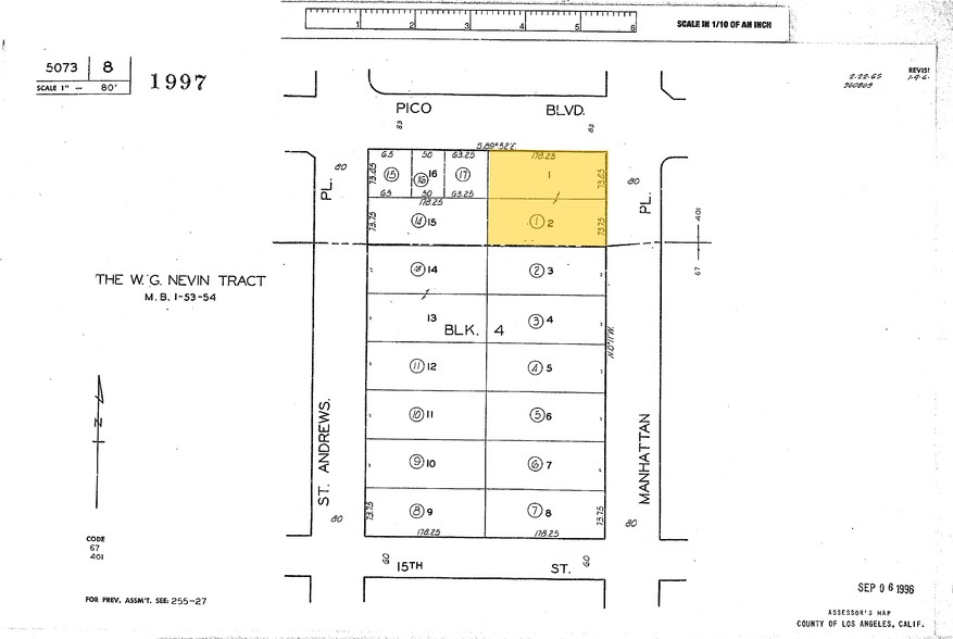 3138-3148 W Pico Blvd, Los Angeles, CA for rent - Plat Map - Image 3 of 3