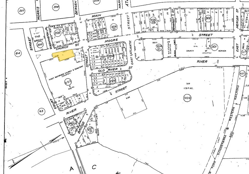 20-22 Court St, Hackensack, NJ to rent - Plat Map - Image 2 of 6
