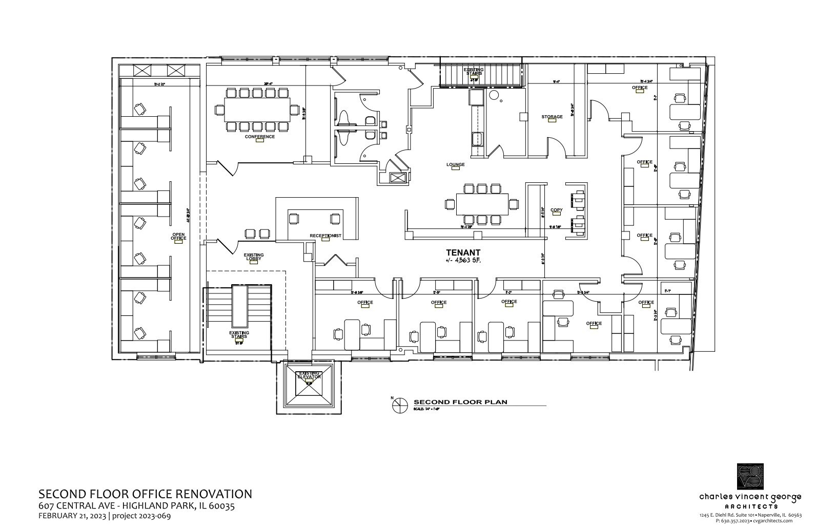 599-607 Central Ave, Highland Park, IL to rent Floor Plan- Image 1 of 1