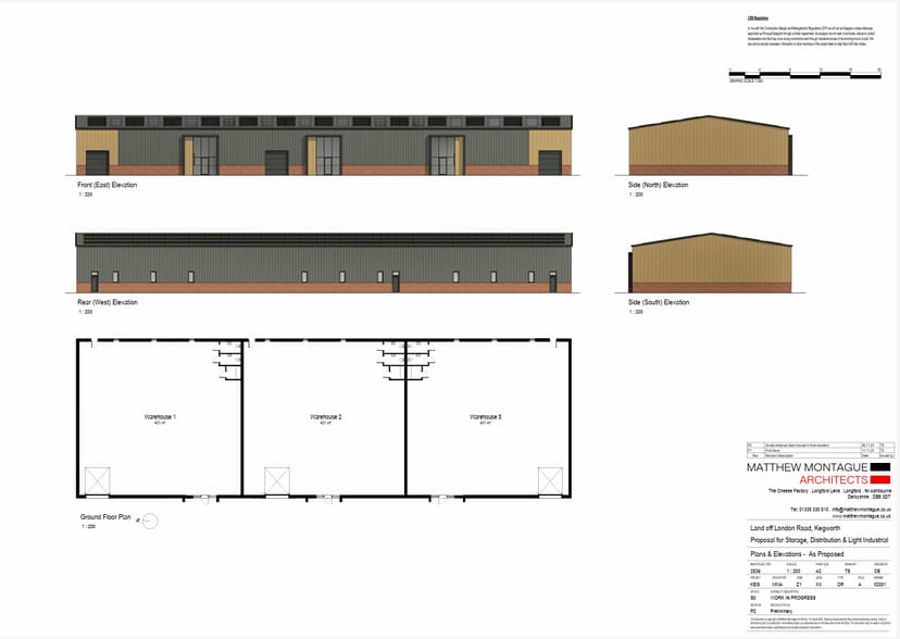 Building 1, London Road, Kegworth to rent - Site Plan - Image 3 of 7
