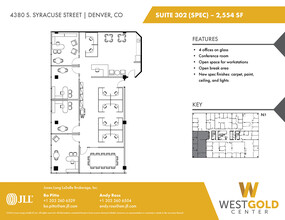 4380 S Syracuse St, Denver, CO for rent Floor Plan- Image 1 of 2