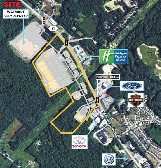 Farmington Rd, Rochester 03867 Land Near Walmart on Route 11