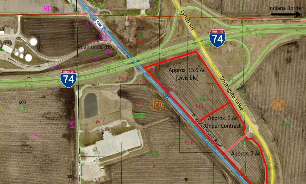 Southgate Dr, Danville, IL for sale - Site Plan - Image 2 of 2