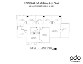 4201 N 24th St, Phoenix, AZ for rent Site Plan- Image 1 of 1