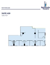 4340 East-West Hwy, Bethesda, MD to rent Floor Plan- Image 2 of 2