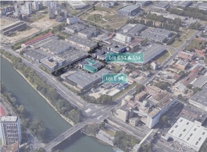 Gennevilliers, HDS - Aerial map view