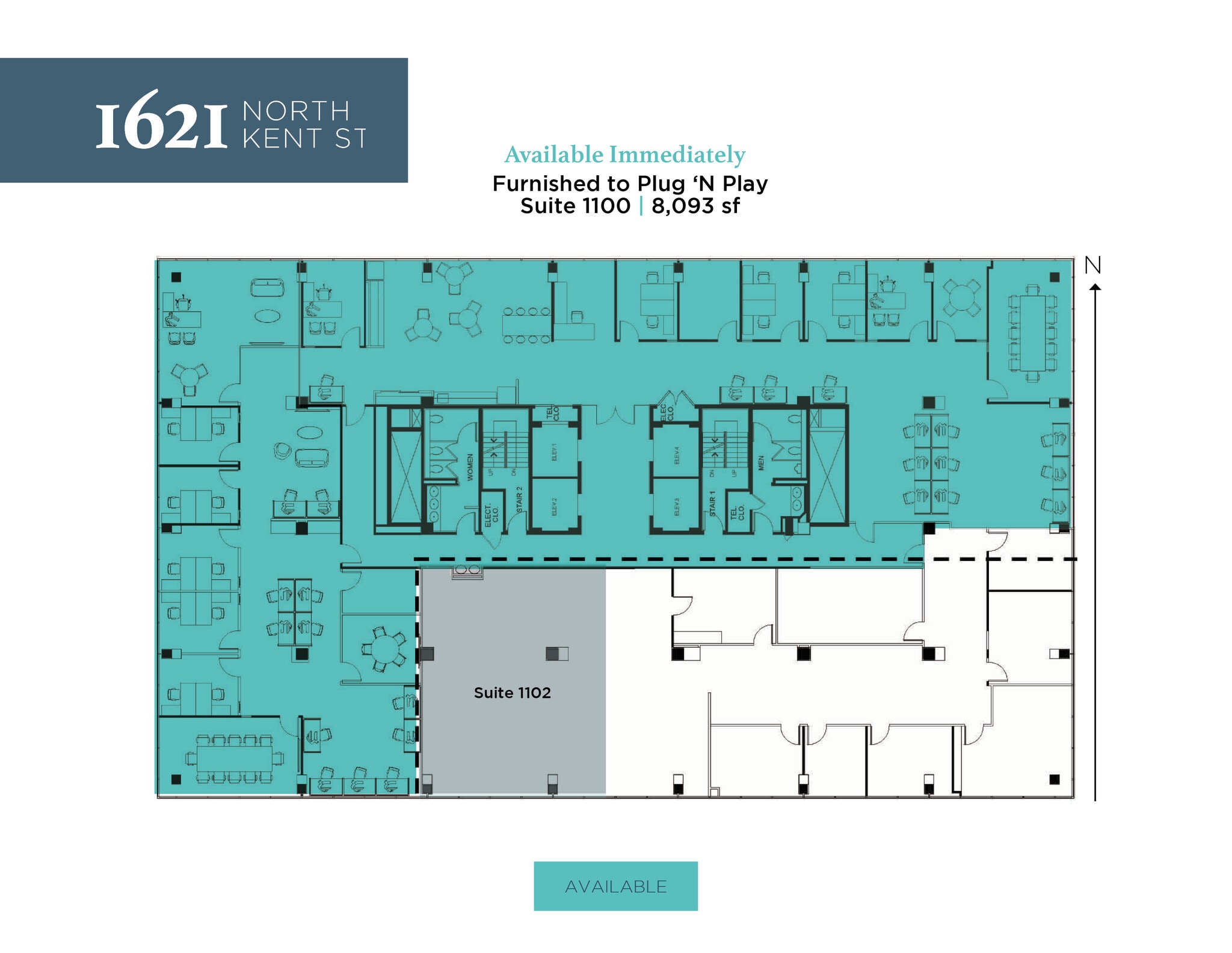 1621 N Kent St, Arlington, VA to rent Floor Plan- Image 1 of 1